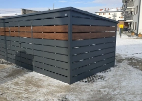 Šiukšlių konteinerių stoginės 236