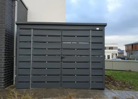 Šiukšlių konteinerių stoginės 80