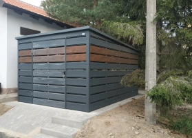 Šiukšlių konteinerių stoginės 207