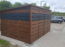 Šiukšlių konteinerių stoginės 28