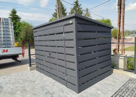 Šiukšlių konteinerių stoginės 415