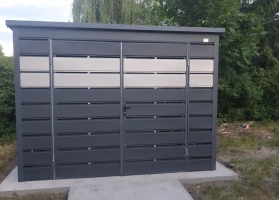 Šiukšlių konteinerių stoginės 140