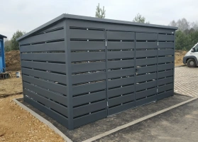 Šiukšlių konteinerių stoginės 270