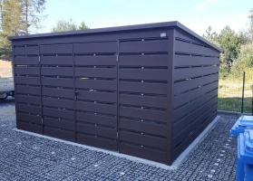 Šiukšlių konteinerių stoginės 180