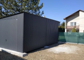 Akrilinės skardos garažų galerija 69