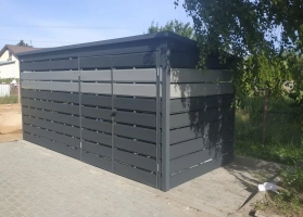 Šiukšlių konteinerių stoginės 144