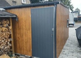 Akrilinės skardos garažų galerija 162