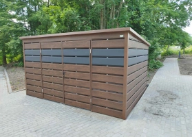 Šiukšlių konteinerių stoginės 497