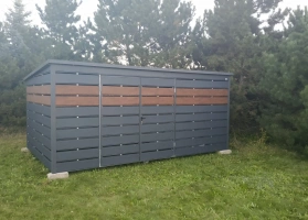 Šiukšlių konteinerių stoginės 195