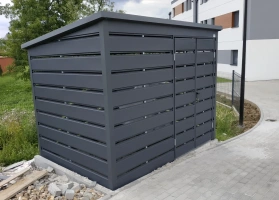 Šiukšlių konteinerių stoginės 313