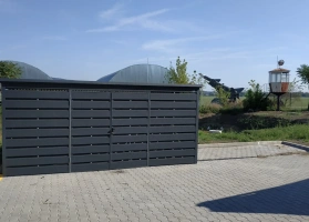 Šiukšlių konteinerių stoginės 166