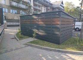 Šiukšlių konteinerių stoginės 382