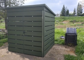 Šiukšlių konteinerių stoginės 130