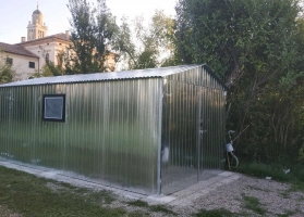 Cinkuotos skardos garažų galerija 28