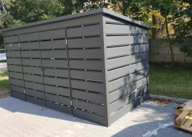 Šiukšlių konteinerių stoginės 347