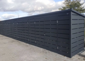Šiukšlių konteinerių stoginės 438
