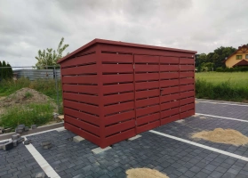 Šiukšlių konteinerių stoginės 412