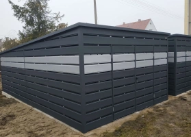 Šiukšlių konteinerių stoginės 454