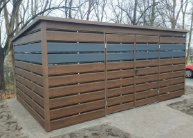 Šiukšlių konteinerių stoginės 448