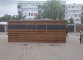 Šiukšlių konteinerių stoginės 145