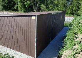 Akrilinės skardos garažų galerija 43