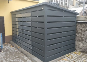 Šiukšlių konteinerių stoginės 230