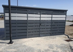 Šiukšlių konteinerių stoginės 165