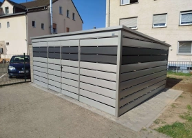 Šiukšlių konteinerių stoginės 400