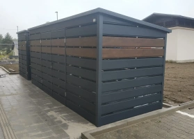 Šiukšlių konteinerių stoginės 170