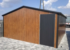 Akrilinės skardos garažų galerija 8