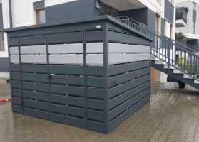 Šiukšlių konteinerių stoginės 220