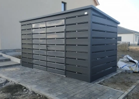 Šiukšlių konteinerių stoginės 378