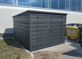 Šiukšlių konteinerių stoginės 32