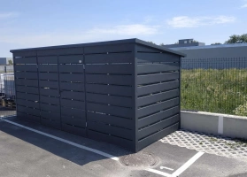 Šiukšlių konteinerių stoginės 34