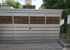 Šiukšlių konteinerių stoginės 291