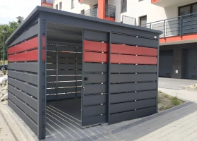 Šiukšlių konteinerių stoginės 372