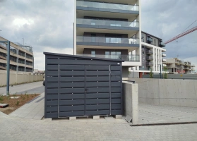 Šiukšlių konteinerių stoginės 491