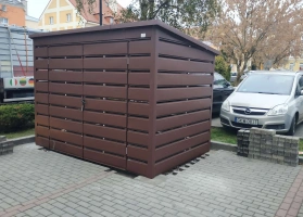 Šiukšlių konteinerių stoginės 78