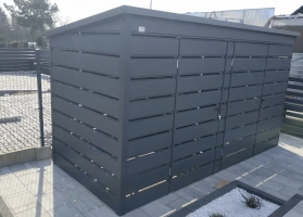 Šiukšlių konteinerių stoginės 100