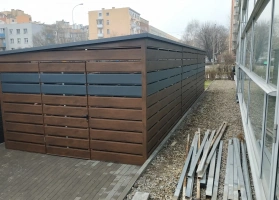 Šiukšlių konteinerių stoginės 87