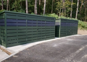 Šiukšlių konteinerių stoginės 336