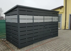 Šiukšlių konteinerių stoginės 268