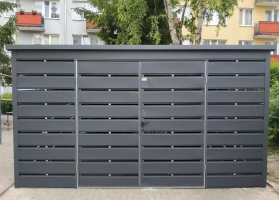 Šiukšlių konteinerių stoginės 297