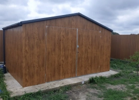 Akrilinės skardos garažų galerija 161