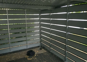 Šiukšlių konteinerių stoginės 40