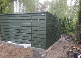 Šiukšlių konteinerių stoginės 129