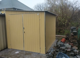 Akrilinės skardos garažų galerija 190