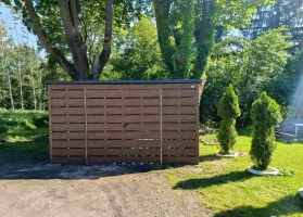 Šiukšlių konteinerių stoginės 500