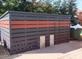 Šiukšlių konteinerių stoginės 430