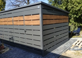 Šiukšlių konteinerių stoginės 284